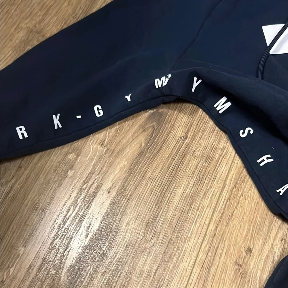 Gymshark Blue Sweatshirt with White Accents - Picture 4 of 7